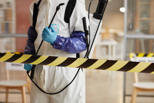 Professional Blood Cleanup technician working in Palm Springs, CA